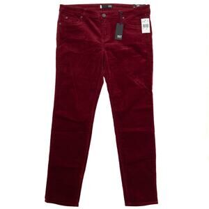 Kut From The Kloth Syrah Diana Corduroy Relaxed Fit Skinny Pants Size 16